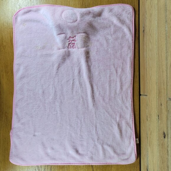 Hallmark Elephant Lovey Security Blanket Pink Plush "Never Forget You Are Loved" - Picture 4 of 7